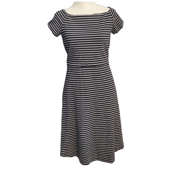 Boden | Amelie Strip Jersey Midi Dress - Picture 3 of 6